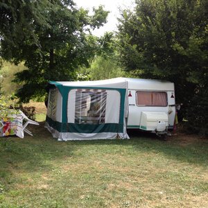 Emplacement au calme au Camping